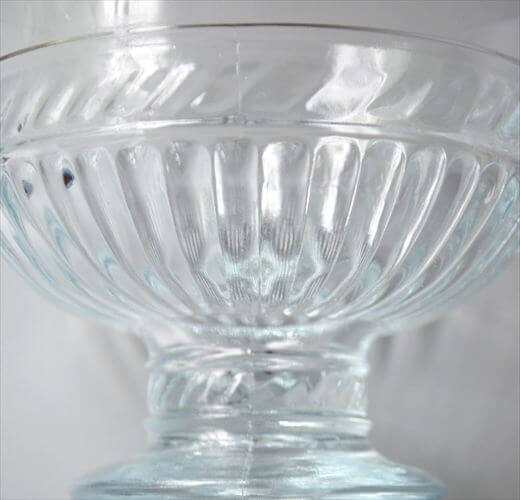 フィンランド製 Riihimaen Lasi Olga 脚付きボウル 10cm 1970年代 リーヒマエンラシ アイス デザート カップ 北欧 ヴィンテージ