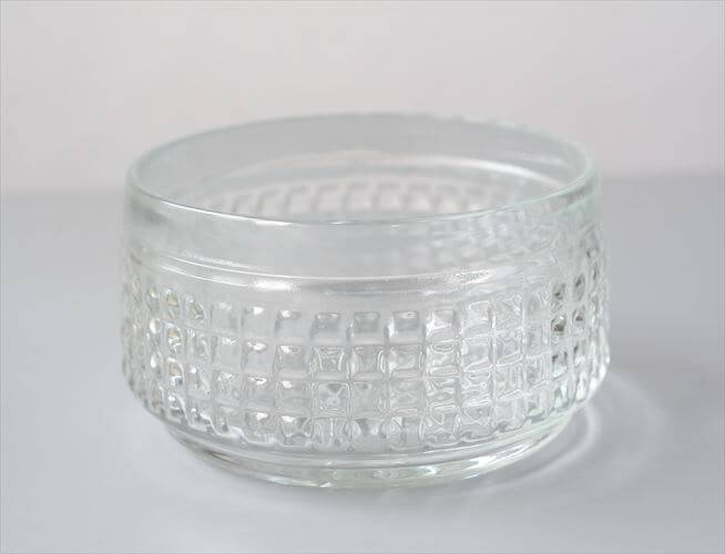 フィンランド製 Riihimaen Lasi Lappi ガラス デザートボウル 10cm 1970～90年 リーヒマエンラシ 北欧 ヴィンテージ_250708