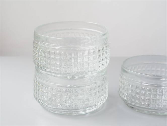 フィンランド製 Riihimaen Lasi Lappi ガラス デザートボウル 10cm 1970～90年 リーヒマエンラシ 北欧 ヴィンテージ_250708