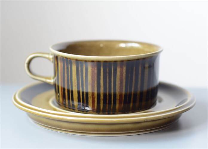 ARABIA アラビア コスモス ティーカップ＆ソーサー KOSMOS 北欧食器 フィンランド ヴィンテージ アンティーク_250710