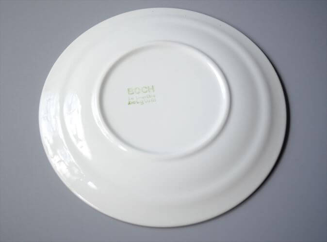 1960～70年代 ベルギー製 ヴィンテージ BOCH Delta 19cm プレート ボッホ デルタ お皿 磁器 陶器 アンティーク 食器 ヨーロッパ_250718
