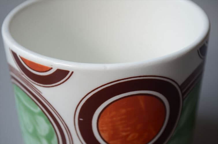 1970年代頃 ベルギー製 ヴィンテージ BOCH Olympia カップ ボッホ 磁器 陶器 アンティーク 食器 ヨーロッパ_250724