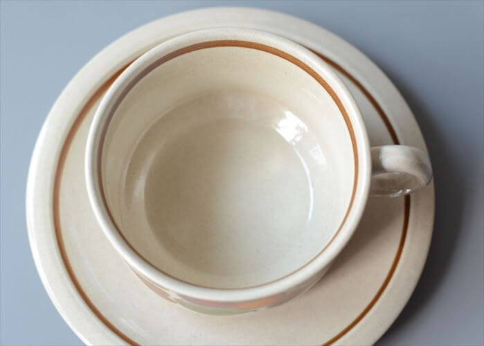1960～70年代 ベルギー製 ヴィンテージ BOCH Bercy カップ&ソーサー ボッホ 磁器 陶器 アンティーク 食器 ヨーロッパ_250724