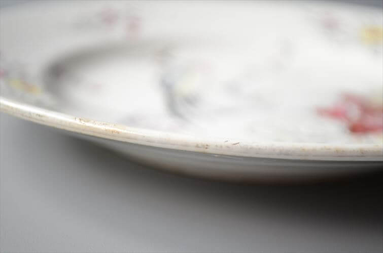 1920～30年代頃 ベルギー製 ヴィンテージ BOCH D.2082 vogel 17.5cm プレート ボッホ お皿 磁器 陶器 アンティーク 食器 ヨーロッパ_250725