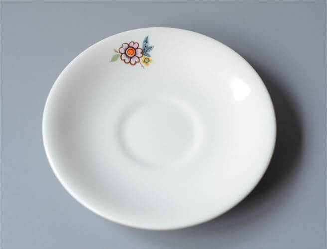 1960～70年代 ベルギー製 ヴィンテージ BOCH Miami カップ&ソーサー ボッホ 磁器 陶器 アンティーク 食器 ヨーロッパ_250729