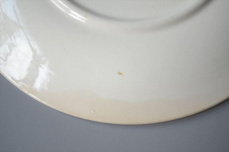 1950～60年代頃 ベルギー製 BOCH ボッホ Delta Asteriola 19cm プレート お皿 磁器 陶器 アンティーク ヴィンテージ_250731