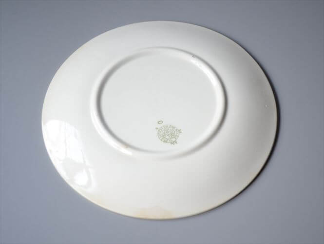 1950～60年代頃 ベルギー製 BOCH ボッホ Delta Asteriola 19cm プレート お皿 磁器 陶器 アンティーク ヴィンテージ_250731