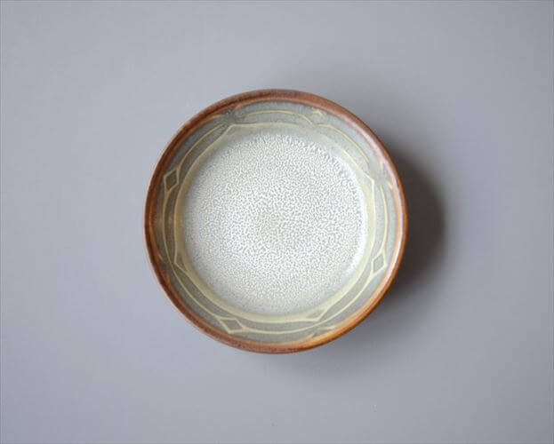 デンマーク製 クイストゴー RUNE 9.5cm 豆皿 お皿 小皿 プレート ルーン B&G J.H.Quistgaard 北欧ヴィンテージ アンティーク_250827