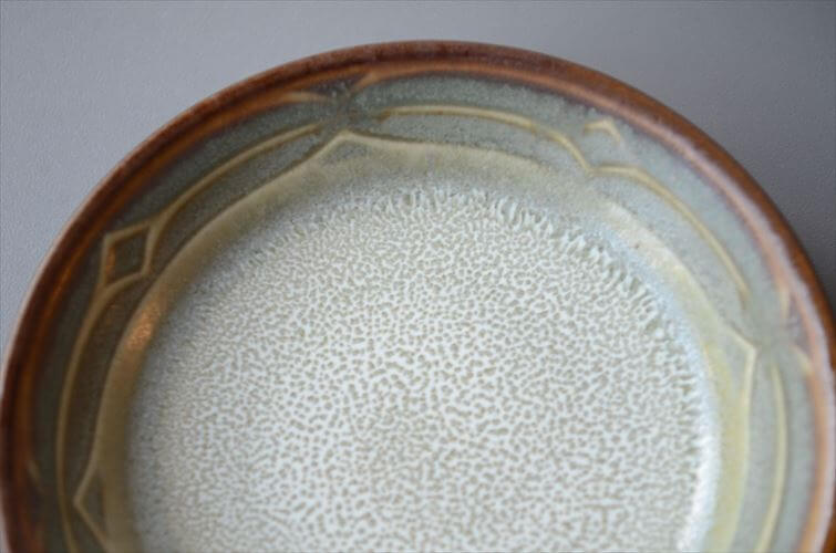 デンマーク製 クイストゴー RUNE 9.5cm 豆皿 お皿 小皿 プレート ルーン B&G J.H.Quistgaard 北欧ヴィンテージ アンティーク_250827