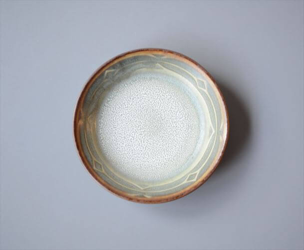 デンマーク製 クイストゴー RUNE 9.5cm 豆皿 お皿 小皿 プレート ルーン B&G J.H.Quistgaard 北欧ヴィンテージ アンティーク_250827