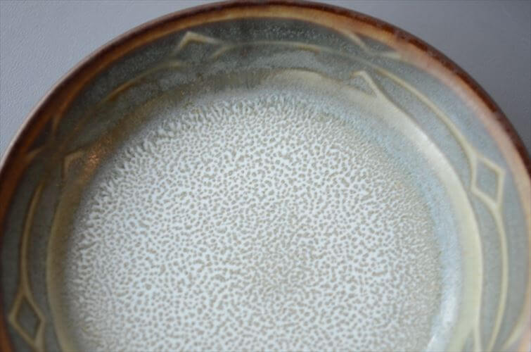 デンマーク製 クイストゴー RUNE 9.5cm 豆皿 お皿 小皿 プレート ルーン B&G J.H.Quistgaard 北欧ヴィンテージ アンティーク_250827