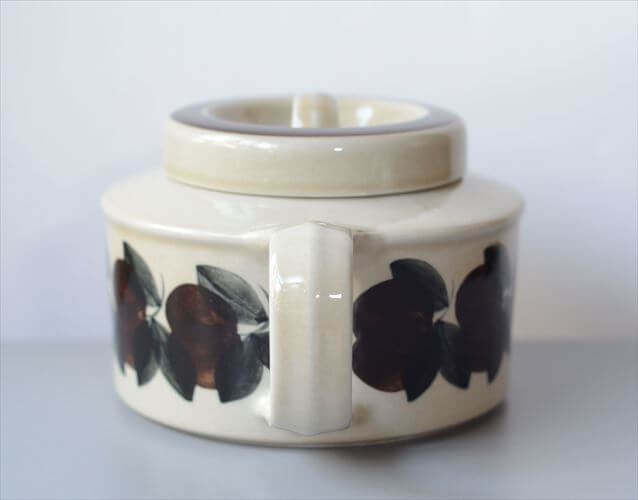 ARABIA アラビア Ruija 茶こし付き ティーポット ルイージャ 北欧食器 フィンランド 陶器 北欧 ヴィンテージ アンティーク_250902