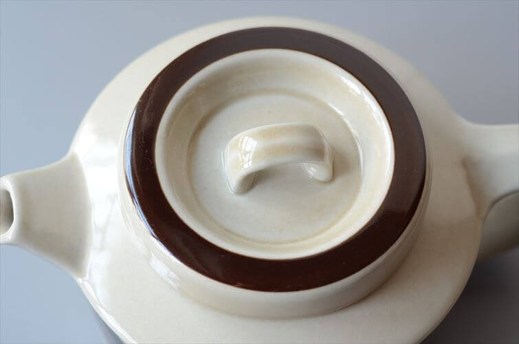 ARABIA アラビア Ruija 茶こし付き ティーポット ルイージャ 北欧食器 フィンランド 陶器 北欧 ヴィンテージ アンティーク_250902