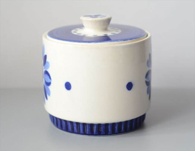 1960～70年代 ベルギー製 BOCH ボッホ DELTA CAPRICCIO シュガーポット カプリシオ 磁器 ヴィンテージ アンティーク_250904