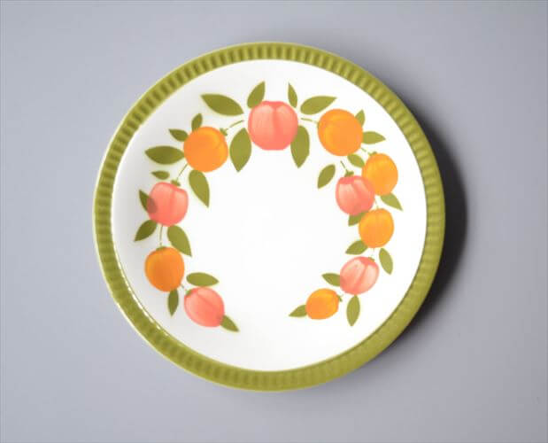 1960～70年代 ベルギー製 ヴィンテージ BOCH Delta Stresa 19cm プレート ボッホ デルタ お皿 磁器 陶器 アンティーク 食器 ヨーロッパ_250910