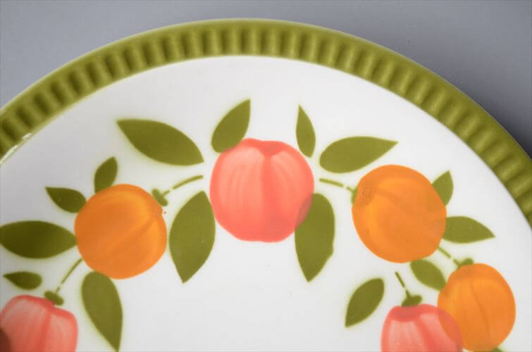 1960～70年代 ベルギー製 ヴィンテージ BOCH Delta Stresa 19cm プレート ボッホ デルタ お皿 磁器 陶器 アンティーク 食器 ヨーロッパ_250910