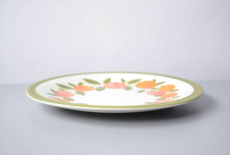 1960～70年代 ベルギー製 ヴィンテージ BOCH Delta Stresa 19cm プレート ボッホ デルタ お皿 磁器 陶器 アンティーク 食器 ヨーロッパ_250910