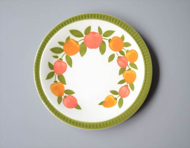 1960～70年代 ベルギー製 ヴィンテージ BOCH Delta Stresa 19cm プレート ボッホ デルタ お皿 磁器 陶器 アンティーク 食器 ヨーロッパ_250910