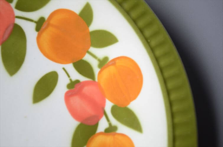 1960～70年代 ベルギー製 ヴィンテージ BOCH Delta Stresa 19cm プレート ボッホ デルタ お皿 磁器 陶器 アンティーク 食器 ヨーロッパ_250910