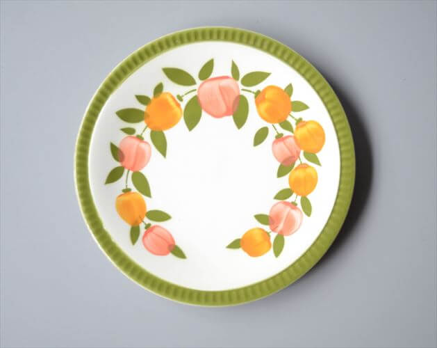 1960～70年代 ベルギー製 ヴィンテージ BOCH Delta Stresa 19cm プレート ボッホ デルタ お皿 磁器 陶器 アンティーク 食器 ヨーロッパ_250910