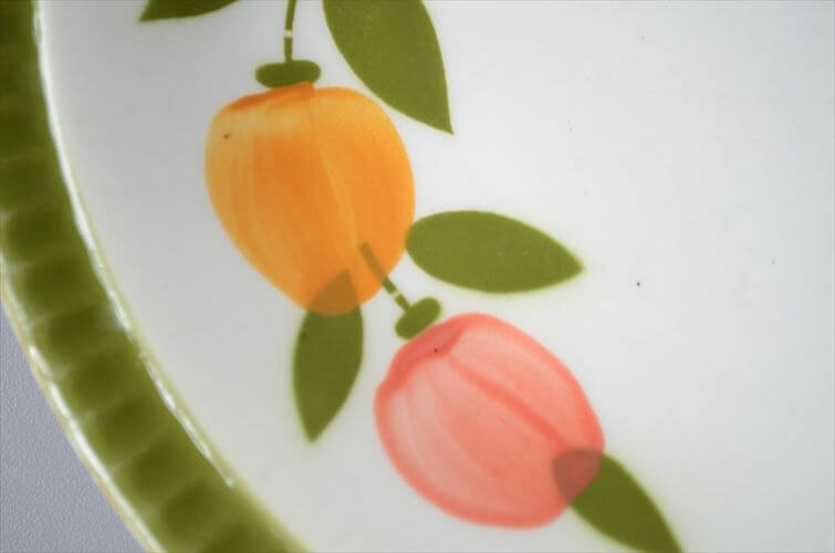 1960～70年代 ベルギー製 ヴィンテージ BOCH Delta Stresa 19cm プレート ボッホ デルタ お皿 磁器 陶器 アンティーク 食器 ヨーロッパ_250910