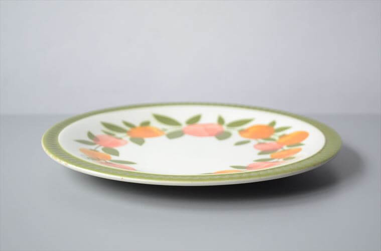 1960～70年代 ベルギー製 ヴィンテージ BOCH Delta Stresa 19cm プレート ボッホ デルタ お皿 磁器 陶器 アンティーク 食器 ヨーロッパ_250910