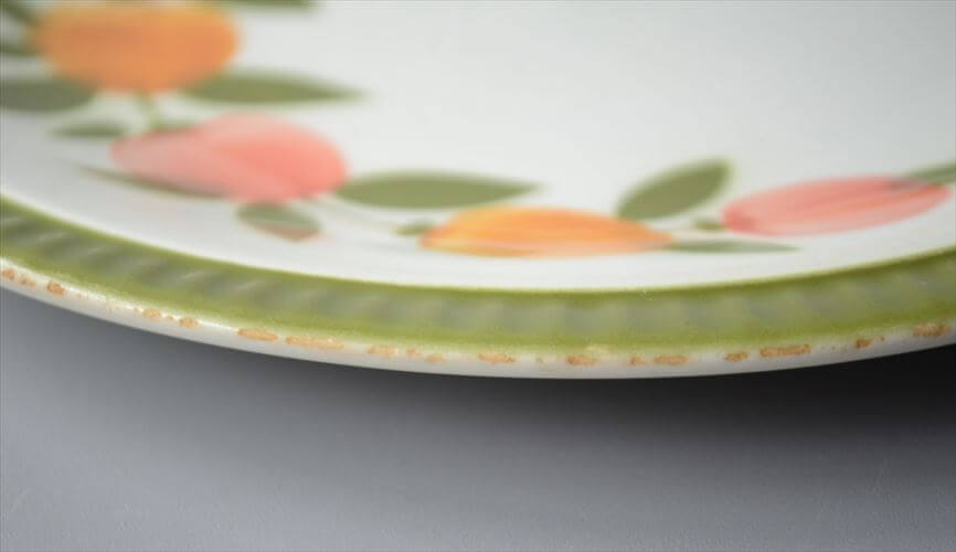 1960～70年代 ベルギー製 ヴィンテージ BOCH Delta Stresa 19cm プレート ボッホ デルタ お皿 磁器 陶器 アンティーク 食器 ヨーロッパ_250910