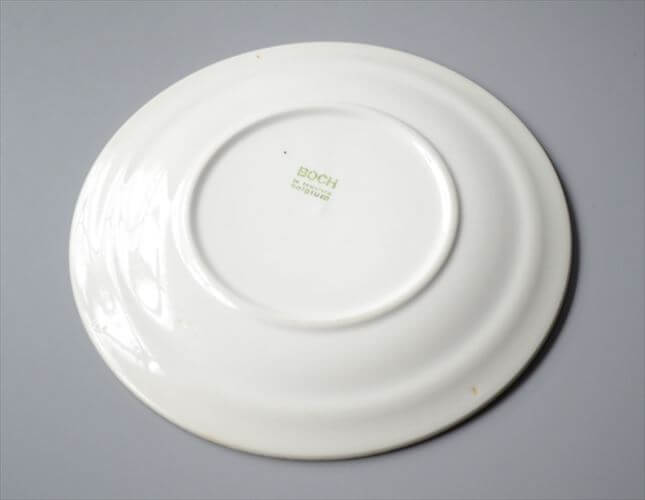 1960～70年代 ベルギー製 ヴィンテージ BOCH Delta Stresa 19cm プレート ボッホ デルタ お皿 磁器 陶器 アンティーク 食器 ヨーロッパ_250910