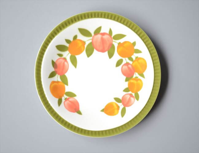 1960～70年代 ベルギー製 ヴィンテージ BOCH Delta Stresa 19cm プレート ボッホ デルタ お皿 磁器 陶器 アンティーク 食器 ヨーロッパ_250910