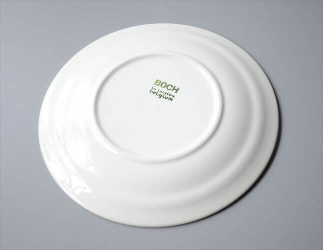 1960～70年代 ベルギー製 ヴィンテージ BOCH Delta Stresa 19cm プレート ボッホ デルタ お皿 磁器 陶器 アンティーク 食器 ヨーロッパ_250910