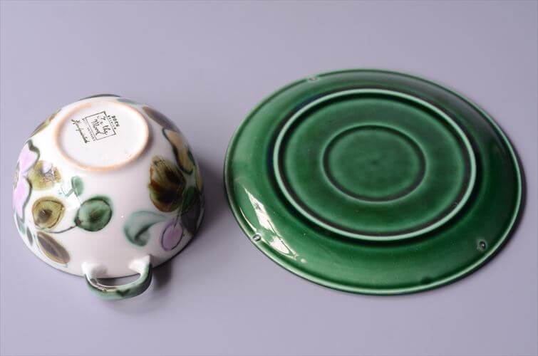 1960～70年代 ベルギー製 BOCH In the mood スープカップ&ソーサー ボッホ 陶器 アンティーク ヴィンテージ_250918