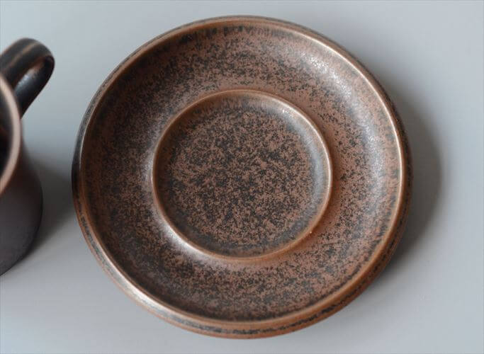 ARABIA アラビア ルスカ カップ＆ソーサー Ruska 7.5cm高 小サイズ 北欧食器 フィンランド 陶器 北欧 ヴィンテージ アンティーク_250922