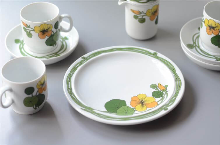 ドイツ製 Rosenthal Thomas 19.5cm プレート お皿 ローゼンタール トーマス 食器 陶器 ヴィンテージ アンティーク_250930