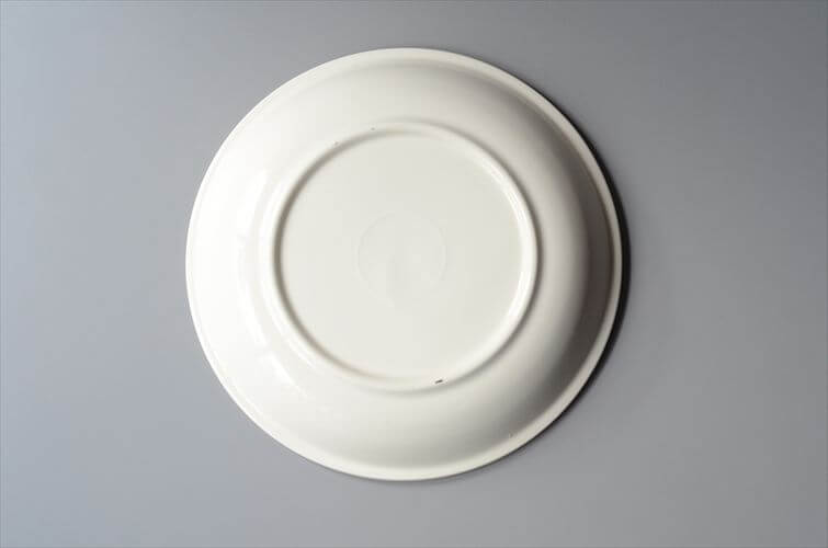 ベルギー製 BOCH きれいな3色のお花のプレート 21.5cm パスタ皿としても ボッホ フラワー 食器 アンティーク ヴィンテージ