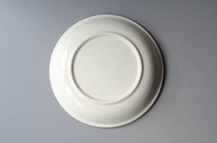 ベルギー製 BOCH きれいな3色のお花のプレート 21.5cm パスタ皿としても ボッホ フラワー 食器 アンティーク ヴィンテージ