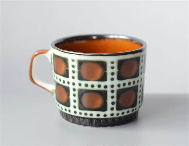 1960年代頃 ベルギー製 BOCH ボッホ Bernadette カップ ベルナデッタ 磁器 陶器 アンティーク 食器 ヨーロッパ ヴィンテージ_251002