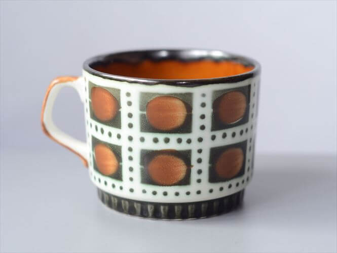 1960年代頃 ベルギー製 BOCH ボッホ Bernadette カップ ベルナデッタ 磁器 陶器 アンティーク 食器 ヨーロッパ ヴィンテージ_251002