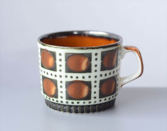 1960年代頃 ベルギー製 BOCH ボッホ Bernadette カップ ベルナデッタ 磁器 陶器 アンティーク 食器 ヨーロッパ ヴィンテージ_251002