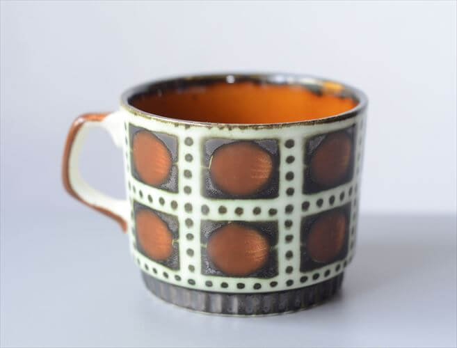 1960年代頃 ベルギー製 BOCH ボッホ Bernadette カップ ベルナデッタ 磁器 陶器 アンティーク 食器 ヨーロッパ ヴィンテージ_251002