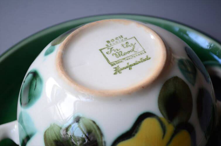 1960～70年代 ベルギー製 BOCH In the mood スープカップ&ソーサー ボッホ 陶器 アンティーク ヴィンテージ_251015