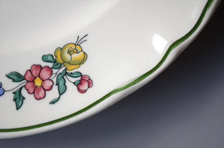 ドイツ製 VILLEROY&BOCH Alt Strassburg 19cm プレート お皿 ビレロイ＆ボッホ 陶器 アンティーク ヴィンテージ_251015