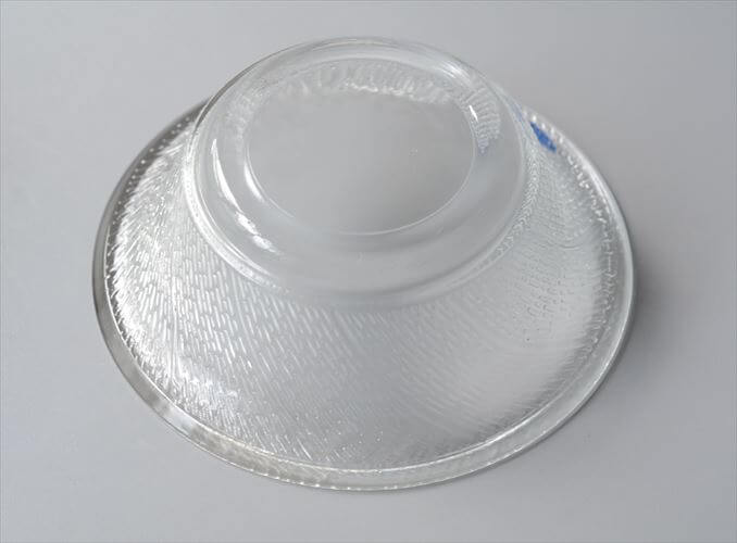 ラベル付! フィンランド製 Nuutajarvi Lastu ガラスボウル φ14cm ヌータヤルヴィ ラッツオ ラスツ 北欧 食器 ヴィンテージ_251020