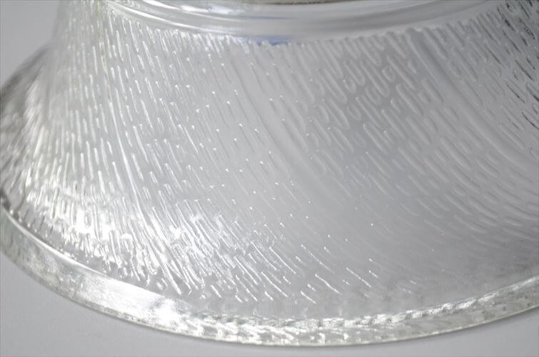 ラベル付! フィンランド製 Nuutajarvi Lastu ガラスボウル φ14cm ヌータヤルヴィ ラッツオ ラスツ 北欧 食器 ヴィンテージ_251020