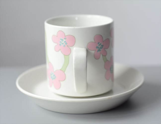 希少！Arabia Villiruusu カップ＆ソーサー アラビア ヴィリルース 北欧 フィンランド ヴィンテージ アンティーク_251021