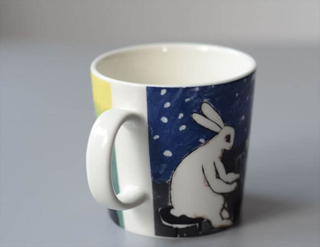 ARABIA Helja Liukko-Sundstrom 2000年 Computer Bunny マグカップ アラビア ヘルヤ PCバニー ウサギ フィンランド 北欧 ヴィンテージ