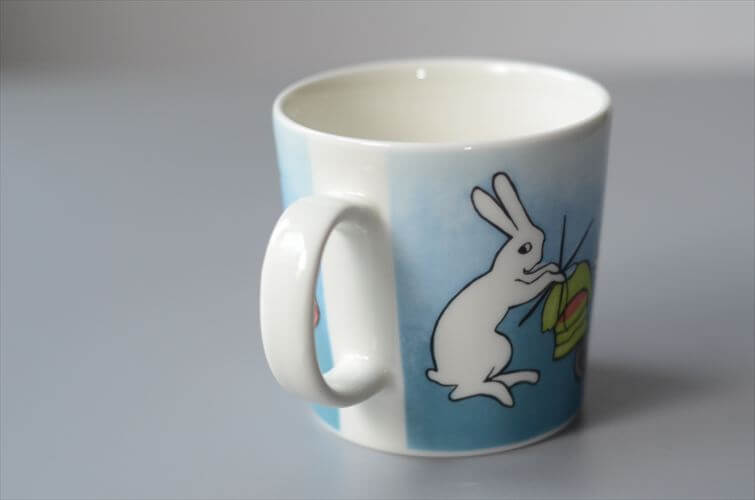 ARABIA Helja Liukko-Sundstrom 2008年 Kinitting Bunny マグカップ アラビア ヘルヤ あみものバニー ウサギ 北欧 ヴィンテージ