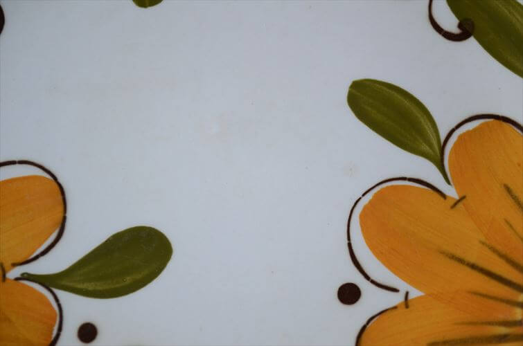 1960～70年代 ベルギー製 ヴィンテージ BOCH PARADISO 22.5cm プレート ボッホ パラディソ お皿 磁器 陶器 アンティーク 食器 ヨーロッパ_251029