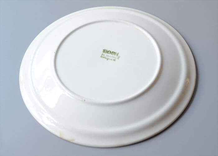 1960～70年代 ベルギー製 ヴィンテージ BOCH PARADISO 22.5cm プレート ボッホ パラディソ お皿 磁器 陶器 アンティーク 食器 ヨーロッパ_251029
