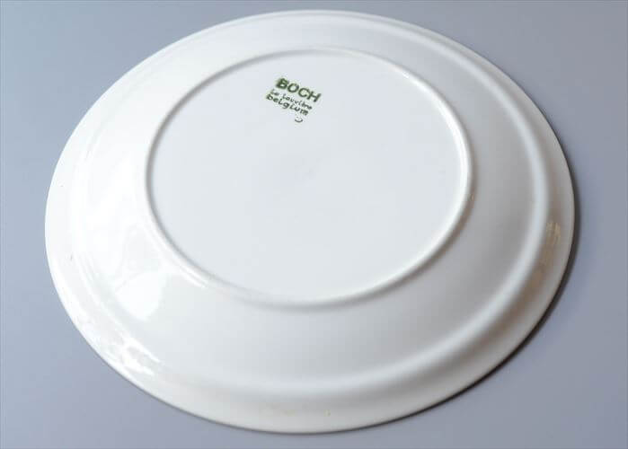 1960～70年代 ベルギー製 ヴィンテージ BOCH PARADISO 22.5cm プレート ボッホ パラディソ お皿 磁器 陶器 アンティーク 食器 ヨーロッパ_251029