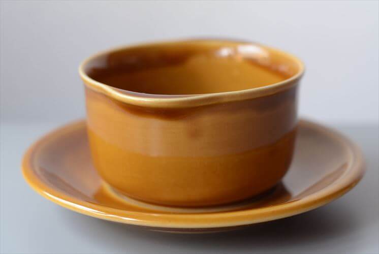 訳あり 東ドイツ製 Colditz Porzellan スープボウル&ソーサー GDR コルディッツ 食器 陶器 ヴィンテージ アンティーク_251120